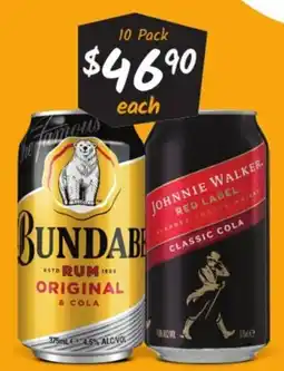 Cellarbrations Bundaberg Original & Cola offer