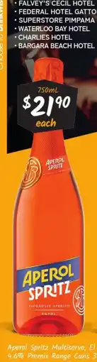 Cellarbrations Aperol Spritz offer