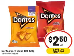 IGA Doritos Corn Chips Selected Varieties offer