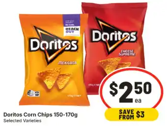 Doritos Corn Chips Selected Varieties