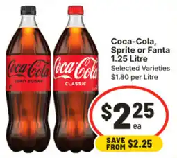 IGA Coca-Cola, Sprite or Fanta offer