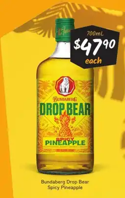 Cellarbrations Bundaberg Drop Bear Spicy Pineapple offer