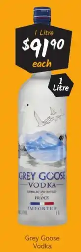 Cellarbrations Grey Goose Vodka offer