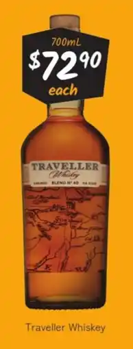 Cellarbrations Traveller Whiskey offer