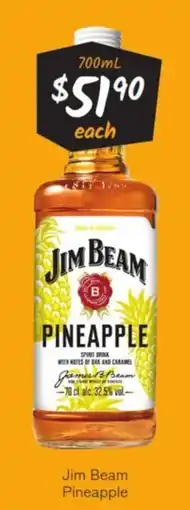 Cellarbrations Jim Beam Pineapple offer