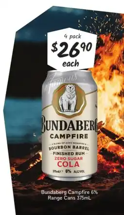 Cellarbrations Bundaberg Campfire Cola offer