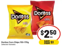 IGA Doritos Corn Chips Selected Varieties offer