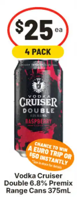 IGA Vodka Cruiser Double Premix offer