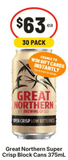 IGA Great Northern Super Crisp Block Cans offer
