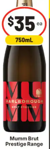 IGA Mumm Brut Prestige Range offer