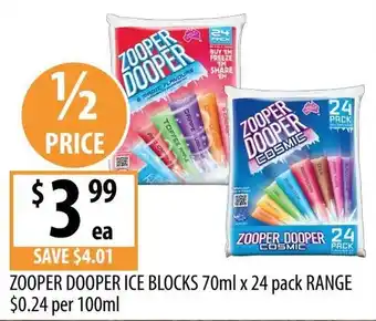 Zooper Dooper Ice Blocks
