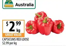 Supabarn Capsicums Red Loose offer