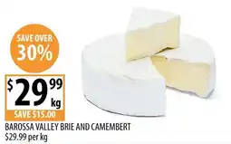 Supabarn Barossa Valley Brie and Camembert offer