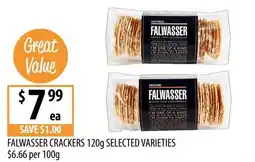 Supabarn Falwasser Crackers Selected Varieties offer