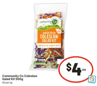 IGA Community Co Coleslaw Salad Kit offer