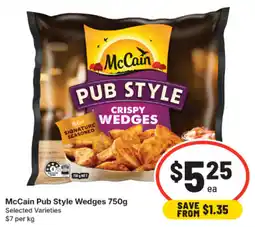 IGA McCain Pub Style Wedges offer