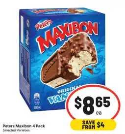 IGA Peters Maxibon offer