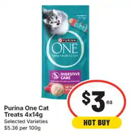 IGA Purina One Cat Treats offer