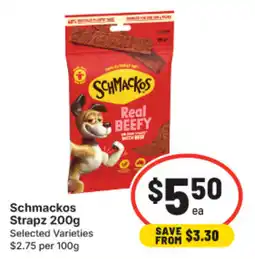 IGA Schmackos Strapz offer