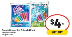 IGA Zooper Dooper Ice Tubes offer