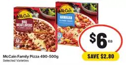 IGA McCain Family Pizza offer