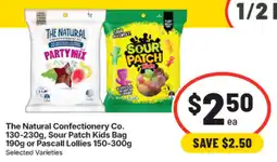 IGA The Natural Confectionery Co. Sour Patch Kids Bag offer