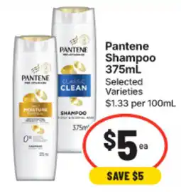 IGA Pantene Shampoo offer