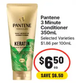 IGA Pantene 3 Minute Conditioner offer