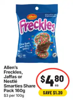 IGA Allen's Freckles offer
