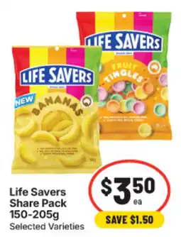 IGA Life Savers Share Pack Selected Varieties offer