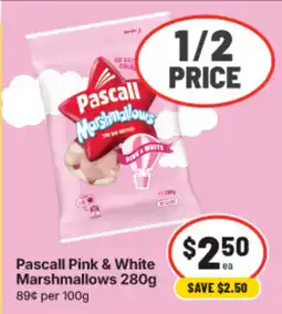 IGA Pascall Pink & White Marshmallows offer
