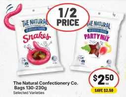 IGA The Natural Confectionery Co. Snakes offer