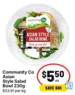 IGA Community Co Asian Style Salad Bowl offer