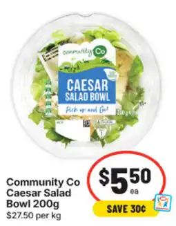 IGA Community Co Caesar Salad Bowl offer