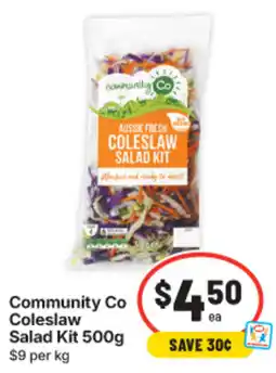 IGA Community Co Coleslaw Salad Kit offer
