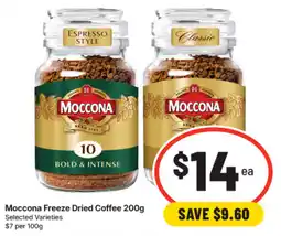 IGA Moccona Freeze Dried Coffee offer