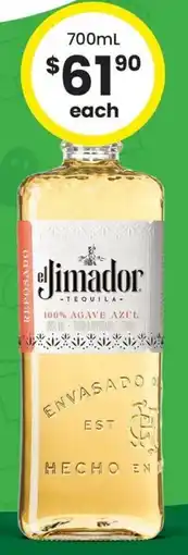 The Bottle O el Jimador Tequila offer