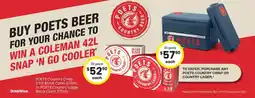 The Bottle O Poets Country Crisp or Poets Country Lager Block Cans offer