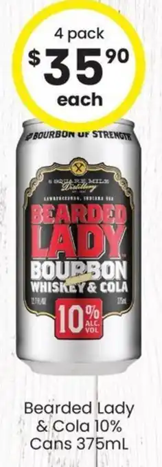 Bearded Lady & Cola 10% Cans