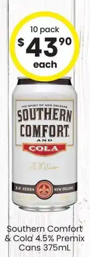The Bottle O Southern Comfort & Cold offer