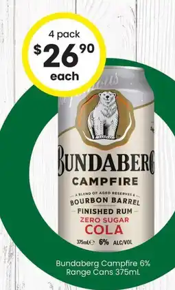 The Bottle O Bundaberg Campfire 6% Cola offer
