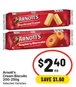 IGA Arnott's Cream Biscuits offer