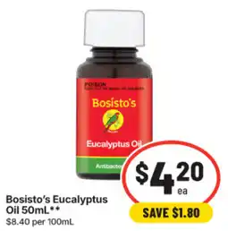IGA Bosisto's Eucalyptus Oil offer