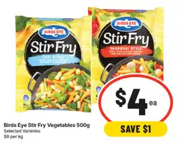 IGA Birds Eye Stir Fry Vegetables offer