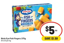 IGA Birds Eye Fish Fingers offer