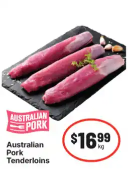 IGA Australian Pork Tenderloins offer