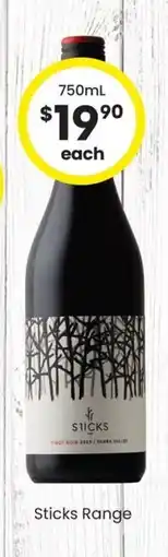 The Bottle O Sticks Pinot Noir offer
