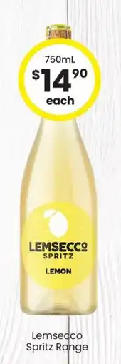 The Bottle O Lemsecco Spritz Lemon offer