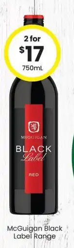 The Bottle O McGuigan Black Label Red offer