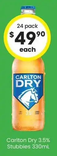 The Bottle O Carlton Dry offer
